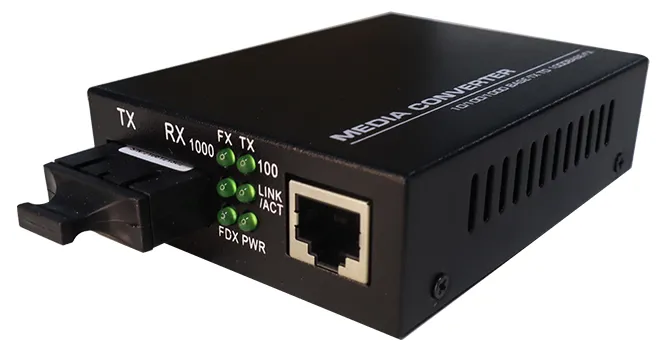 Erat Fiber Ethernet Medya Dönüştürücü SM